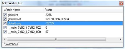 watch3.jpg (35.9 KiB) Viewed 20073 times variables watches in the new NXT Watch List tool
